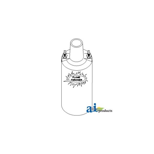 Coil, " Ignitor", 12 Volt-3.0 Ohms, 40,000 Volt 6.75" x5.5" x3.5"